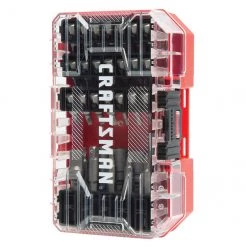 Ensemble d'embouts de tournevis 38 pièces Craftsman, usinage CNC, tige hexagonale, boîter de rangement rigide -CRAFTSMAN Soldes Magasin 00276890d L