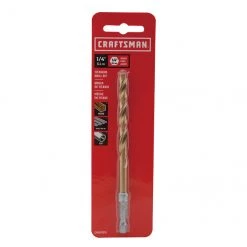 Foret en série courte Craftsman, titane, tige hexagonale, 1/4 po dia -CRAFTSMAN Soldes Magasin 00276909c L