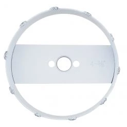 Scie emporte-pièce pour luminaire encastré de Craftsman, 4 po dia, grains au carbure, arbre et mèche-pilote, blanche