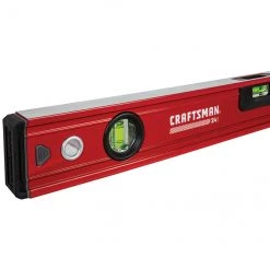 CRAFTSMAN Niveau en I de 48 po, fioles 360°, aluminium, rouge et noir -CRAFTSMAN Soldes Magasin 00276925c L