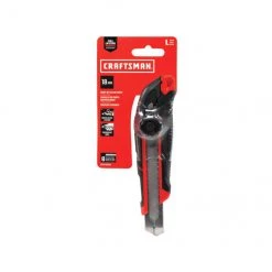 CRAFTSMAN Couteau utilitaire à lame cassable, 18 mm, 1 lame -CRAFTSMAN Soldes Magasin 00276929c L
