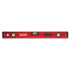 CRAFTSMAN Niveau à caisson de 24", magnétique, rouge et noir