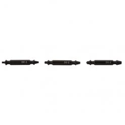 Jeu d'extracteurs à vis DoubleLok de Craftsman, tailles assorties, acier rapide M2, paquet de 3