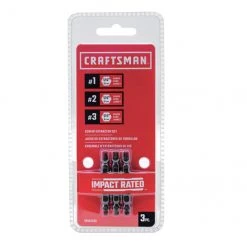 Jeu d'extracteurs à vis DoubleLok de Craftsman, tailles assorties, acier rapide M2, paquet de 3 -CRAFTSMAN Soldes Magasin 00276959c L