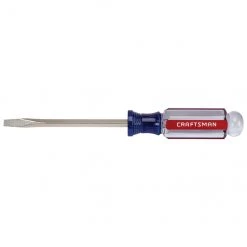 CRAFTSMAN Tournevis plat en acier, 3/16" x 4", bleu et rouge