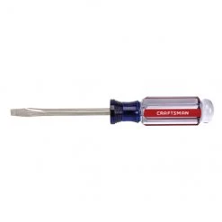 CRAFTSMAN Tournevis plat en acier, 1/4" x 4", bleu et rouge