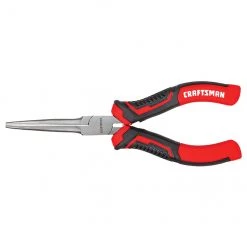 CRAFTSMAN Pinces à long bec, mini, 5", acier, rouge et noir
