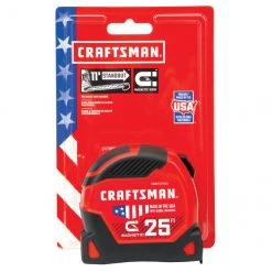 CRAFTSMAN Ruban à mesurer magnétique, PRO-11, 1,25'' x 25', rouge -CRAFTSMAN Soldes Magasin 00276998d L