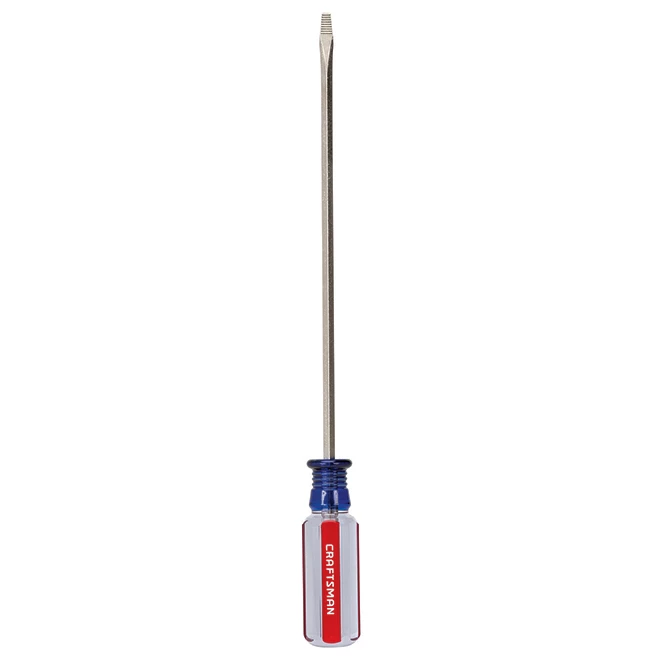 CRAFTSMAN Tournevis plat en acier, 1/8" x 6", bleu et rouge 1 CRAFTSMAN Tournevis plat en acier, 1/8" x 6", bleu et rouge