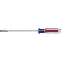 CRAFTSMAN Tournevis plat en acier, 3/8" x 8", bleu et rouge
