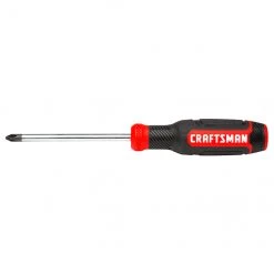 CRAFTSMAN Tournevis cruciforme bi-matière, #2 x 4", rouge et noir