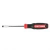 CRAFTSMAN Tournevis plat bi-matière, 1/4" x 4", rouge et noir
