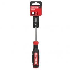 CRAFTSMAN Tournevis plat bi-matière, 1/4" x 4", rouge et noir 5 CRAFTSMAN Tournevis plat bi-matière, 1/4" x 4", rouge et noir -CRAFTSMAN Soldes Magasin 00277054c L