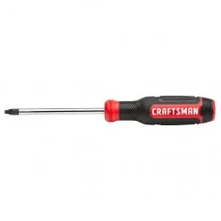 CRAFTSMAN Tournevis carré bi-matière, #2 x 4", rouge et noir