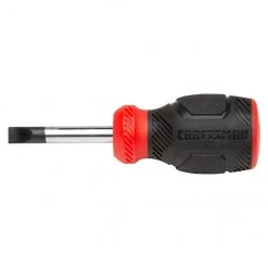 CRAFTSMAN Tournevis plat bi-matière, 1/4" x 1,5", rouge et noir