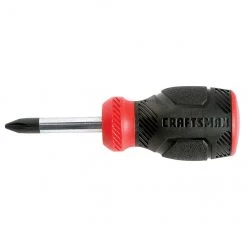 CRAFTSMAN Tournevis cruciforme bi-matière, #2 x 1,5", rouge et noir