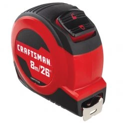 CRAFTSMAN Ruban à mesurer autobloquant, 1'' x 26', rouge -CRAFTSMAN Soldes Magasin 00277072c L