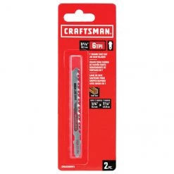 Lames de scie sauteuse à queue en T Craftsman, 6 DPP, bimétal, 2 par paquet, 4 po L. -CRAFTSMAN Soldes Magasin 00277083c L