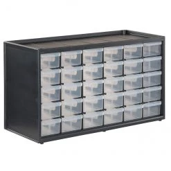 CRAFTSMAN Organisateur pour petites pièces, 30 tiroirs, polypropylène