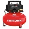 Compresseur d'air sans huile Craftsman, 6 gal, 150 lb/po², rouge et noir