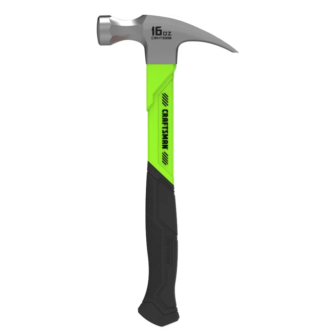 Marteau Craftsman HI-VIS avec poignée en fibre de verre 1 Marteau Craftsman HI-VIS avec poignée en fibre de verre