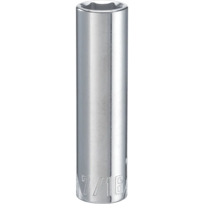 Douille à 6 pans Craftsman, acier, prise de 3/8 po x 7/16 po 1 Douille à 6 pans Craftsman, acier, prise de 3/8 po x 7/16 po