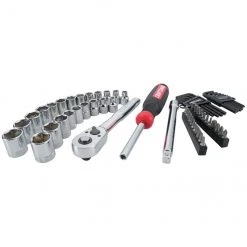 Ensemble d'outils de mécanicien Versastack de Craftsman, chrome poli, arc d'ouverture faible , inoxydable, 63 pièces
