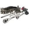 CRAFTSMAN Ensemble d'outils pour mécanique, 105 pièces, 17 po, chrome gris métallique