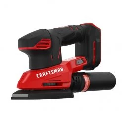 Ponceuse de finition Craftsman 20 V sans fil, rouge et noire -CRAFTSMAN Soldes Magasin 00277466e L
