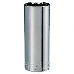 Douille profonde Craftsman à 12 pans en acier de 15/16 po, entraînement de 1/2 po