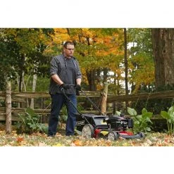 Tondeuse à essence 3-en-1 poussée Craftsman, 159 cc, acier, rouge -CRAFTSMAN Soldes Magasin 02225398e L