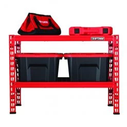 Étagère à outils Craftsman empilable 2 tablettes en acier rouge 50 po 7 Étagère à outils Craftsman empilable 2 tablettes en acier rouge 50 po -CRAFTSMAN Soldes Magasin 14195525d L