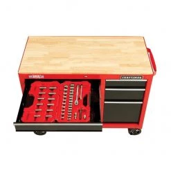 CRAFTSMAN Établi, 6 tiroirs, 41" x 18" x 34", rouge et noir -CRAFTSMAN Soldes Magasin 16765009c L