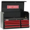CRAFTSMAN Coffre à outils, 8 tiroirs, 41", rouge et noir