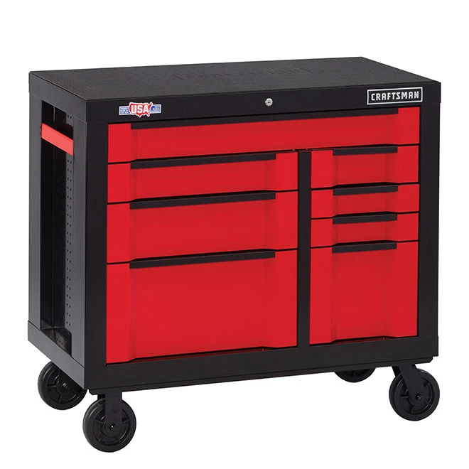 Armoire/coffre à outils Craftsman, Série 300, 8 tiroirs, 41'' 1 Armoire/coffre à outils Craftsman, Série 300, 8 tiroirs, 41''