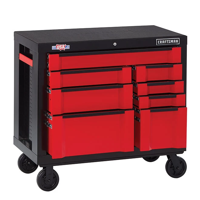 Armoire/coffre à outils Craftsman, Série 300, 8 tiroirs, 41'' 2 Armoire/coffre à outils Craftsman, Série 300, 8 tiroirs, 41'' – Image 2