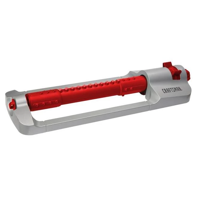 Arroseur oscillant Craftsman, aluminium, 3400 pi², rouge 1 Arroseur oscillant Craftsman, aluminium, 3400 pi², rouge