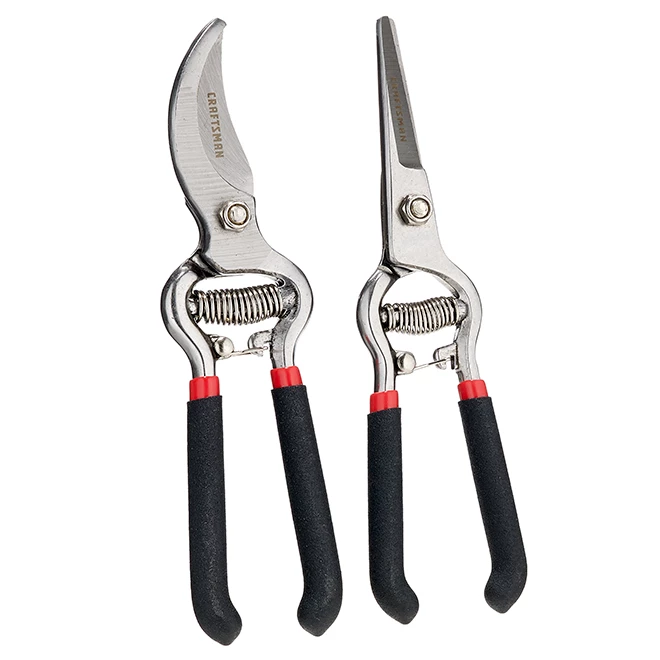 CRAFTSMAN Sécateur et cisaille pour jardin, 2 pk, noir 1 CRAFTSMAN Sécateur et cisaille pour jardin, 2 pk, noir