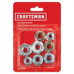 Écrous pour guide-chaîne de Craftsman, 8 pqt