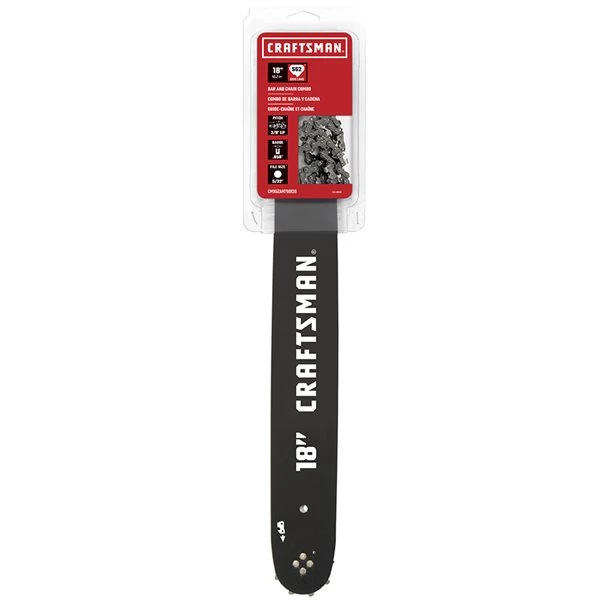 Chaîne et guide-chaîne de Craftsman, 18 po 1 Chaîne et guide-chaîne de Craftsman, 18 po