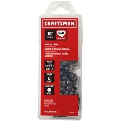 Chaîne pour scie à chaîne à essence de Craftsman, 10 po