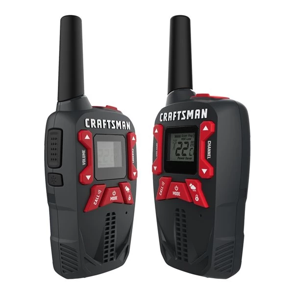 Radios bidirectionnelles rechargeables Craftsman, 40 km, 2/pqt 4 Radios bidirectionnelles rechargeables Craftsman, 40 km, 2/pqt – Image 4