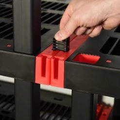 Étagère modulaire de rangement à 5 tablettes Craftsman, plastique, 72 po x 40 po x 24 po, noir -CRAFTSMAN Soldes Magasin 41537476d L