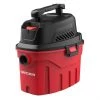 Aspirateur sec et humide Craftsman de 3 gal et 3 hp en plastique avec cordon, noir et rouge
